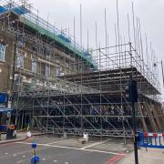 Hackney Council contractors are currently carrying out works on the building to make it safe