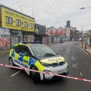 A cordon is in place in Hackney Wick after a stabbing in which one man died earlier this morning