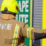 Firefighters were called to a blaze in Durley Road
