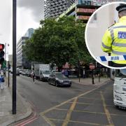 Police were called to Great Eastern Street in Hackney yesterday evening (August 14)