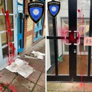 Shomrim Stamford Hill released pictures of the damage