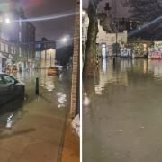 People had to flee homes in Hackney Wick due to flooding