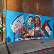 The mural was found vandalised on the morning of February 27