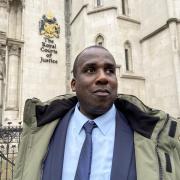 Oliver Campbell arrives at the Royal Courts of Justice on Wednesday, February 28, 2024, to appeal his 1991 Hackney murder conviction