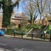 A police cordon in Arnold Circus on Friday (March 15)