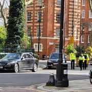 A police cordon is still in place in Arnold Circus