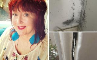 Tina Hurst has suffered from damp and cold in her flat since 2018