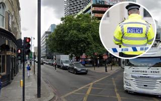 Police were called to Great Eastern Street in Hackney yesterday evening (August 14)