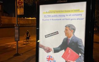 The parody advertisements have appeared in Hackney, Tower Hamlets and Southwark