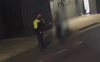 Met Police said they are looking for the man in the picture in connection with the incident